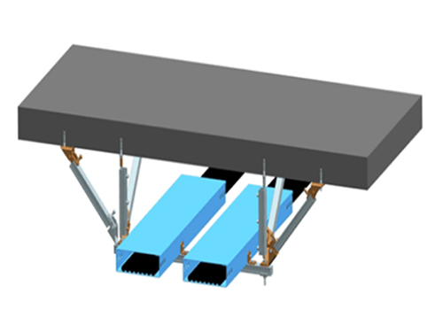 双排电缆桥架侧向抗震支吊架